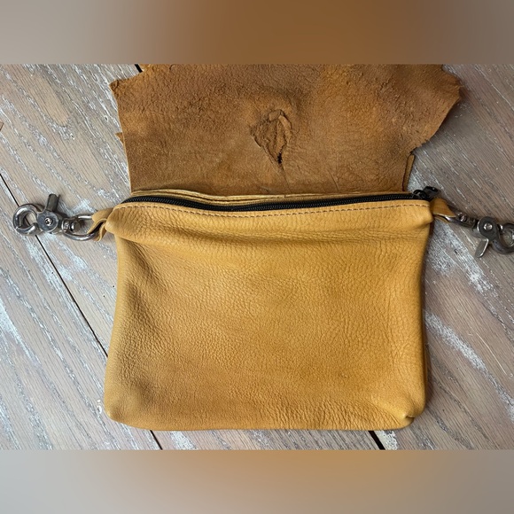 Handmade SUPER SOFT Genuine Leather Clip On Hip Bag Fanny Pack Western - Picture 6 of 11